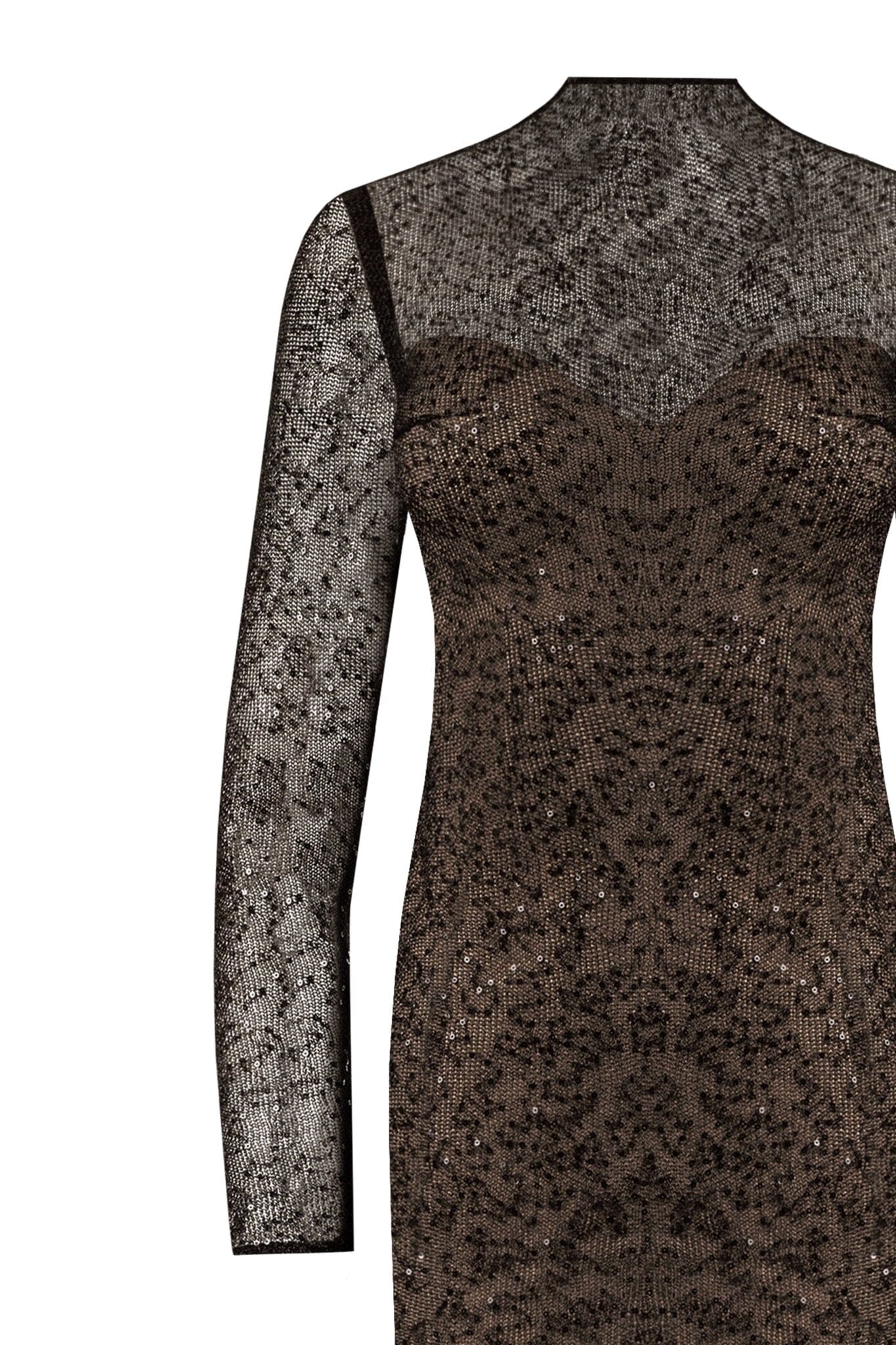 Crystal-embellished striking maxi dress - Milla