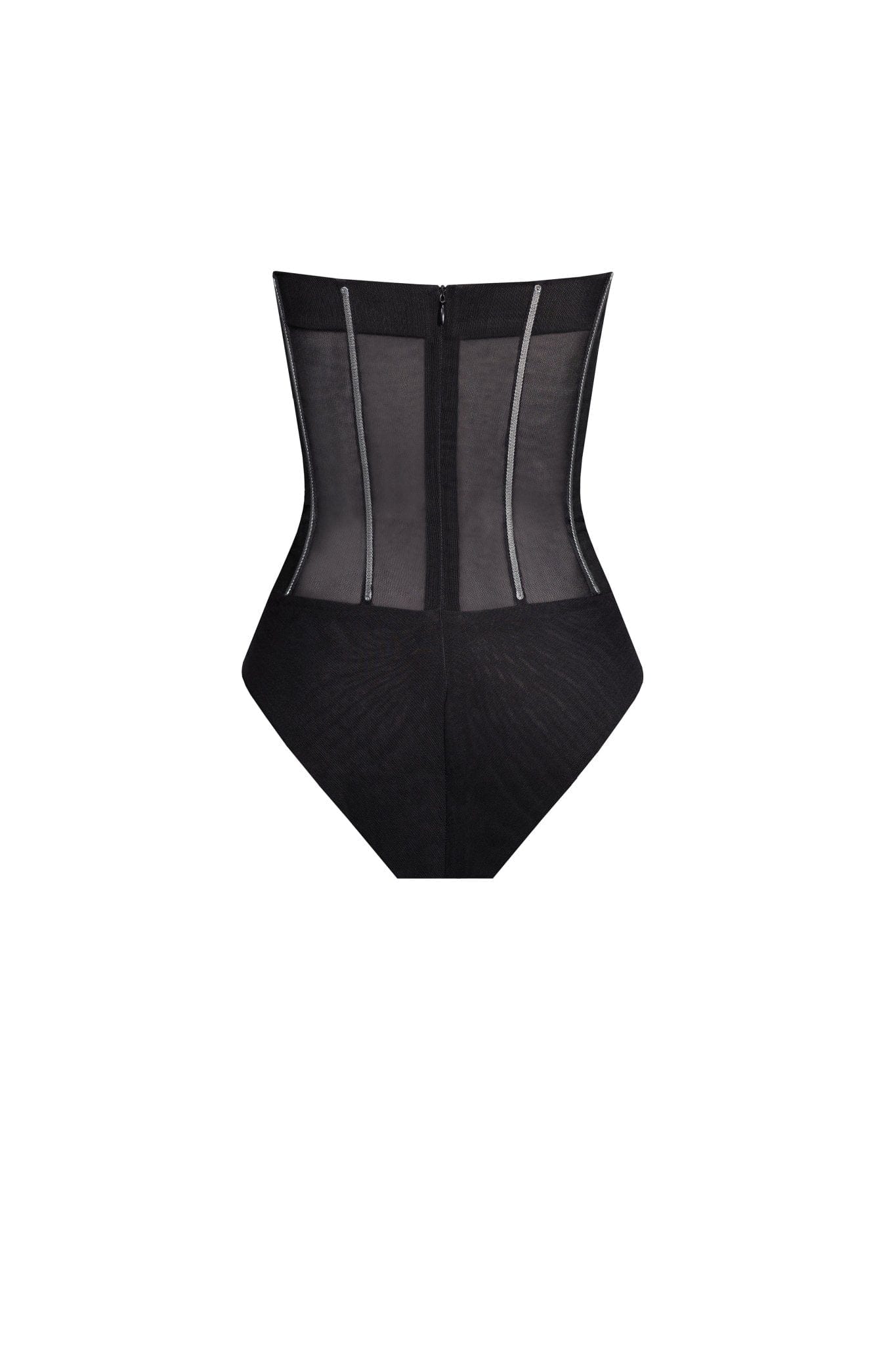 Crystal-covered fabulous black maxi dress - Milla