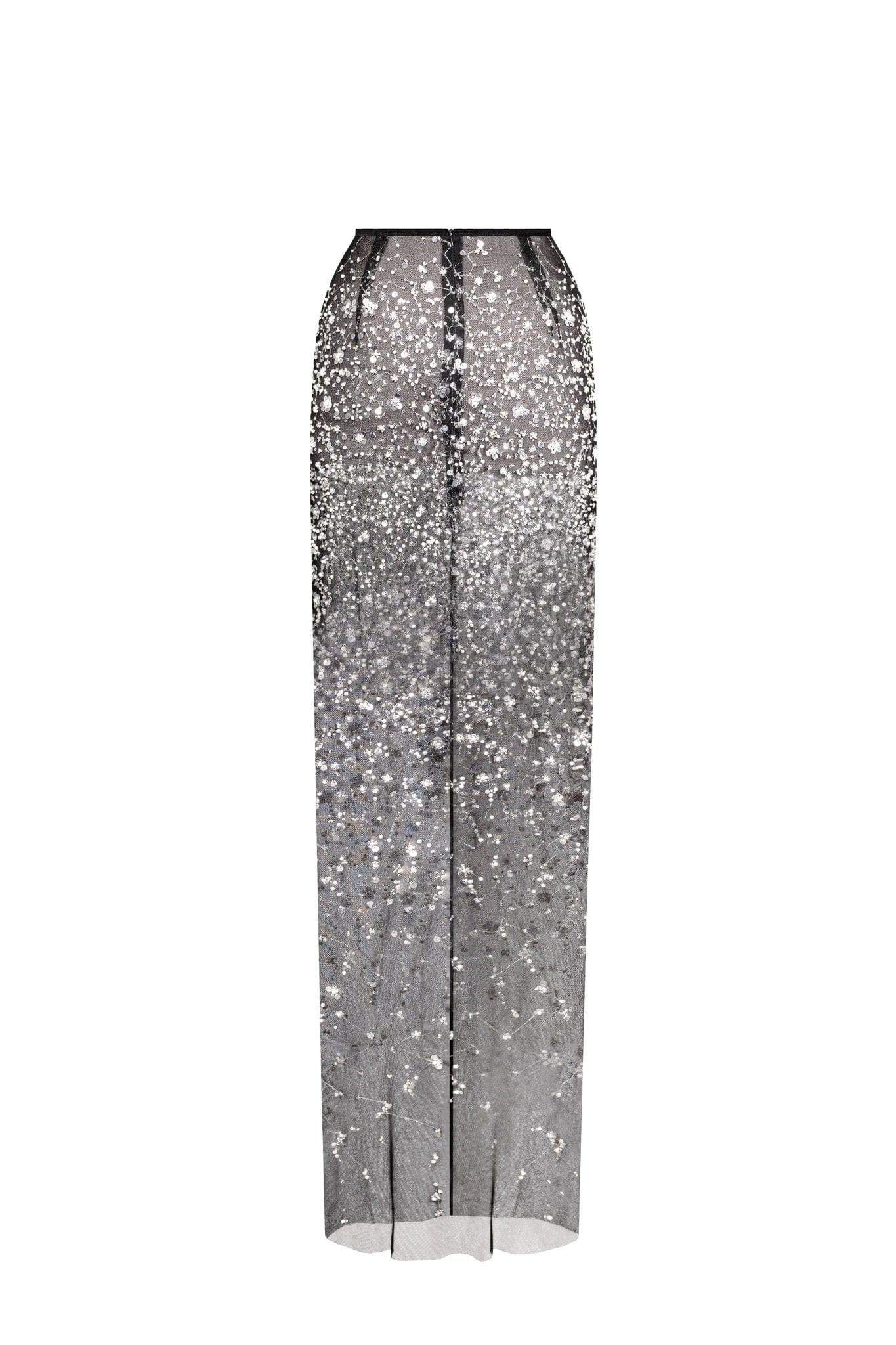 Crystal-covered fabulous black maxi dress - Milla