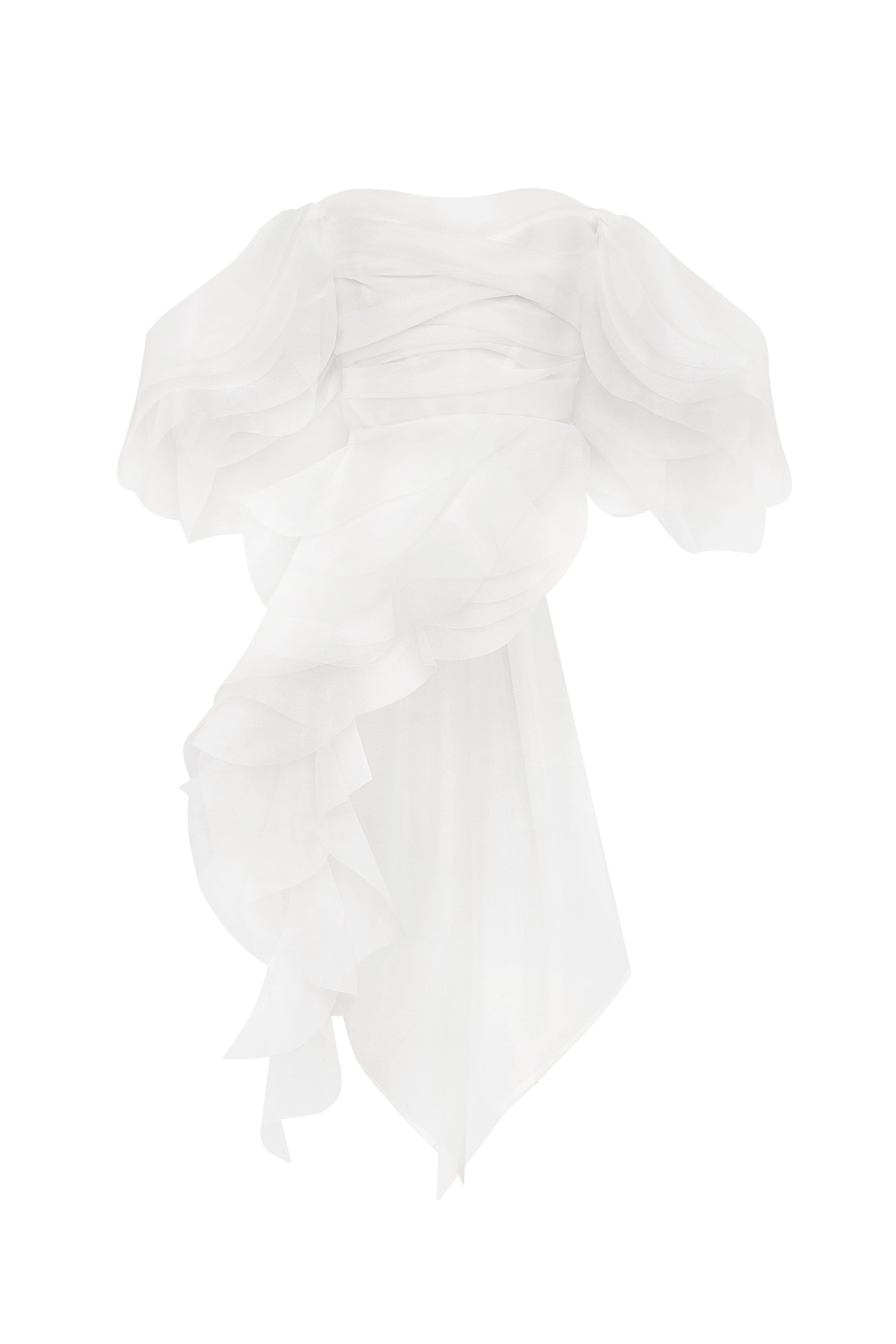 Блуза-трансформер у білому кольорі