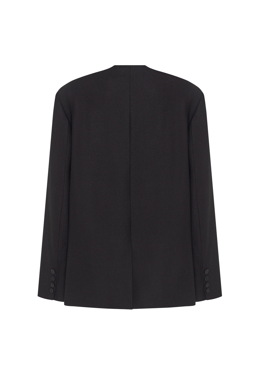 Чорний однобортний оверсайз піджак