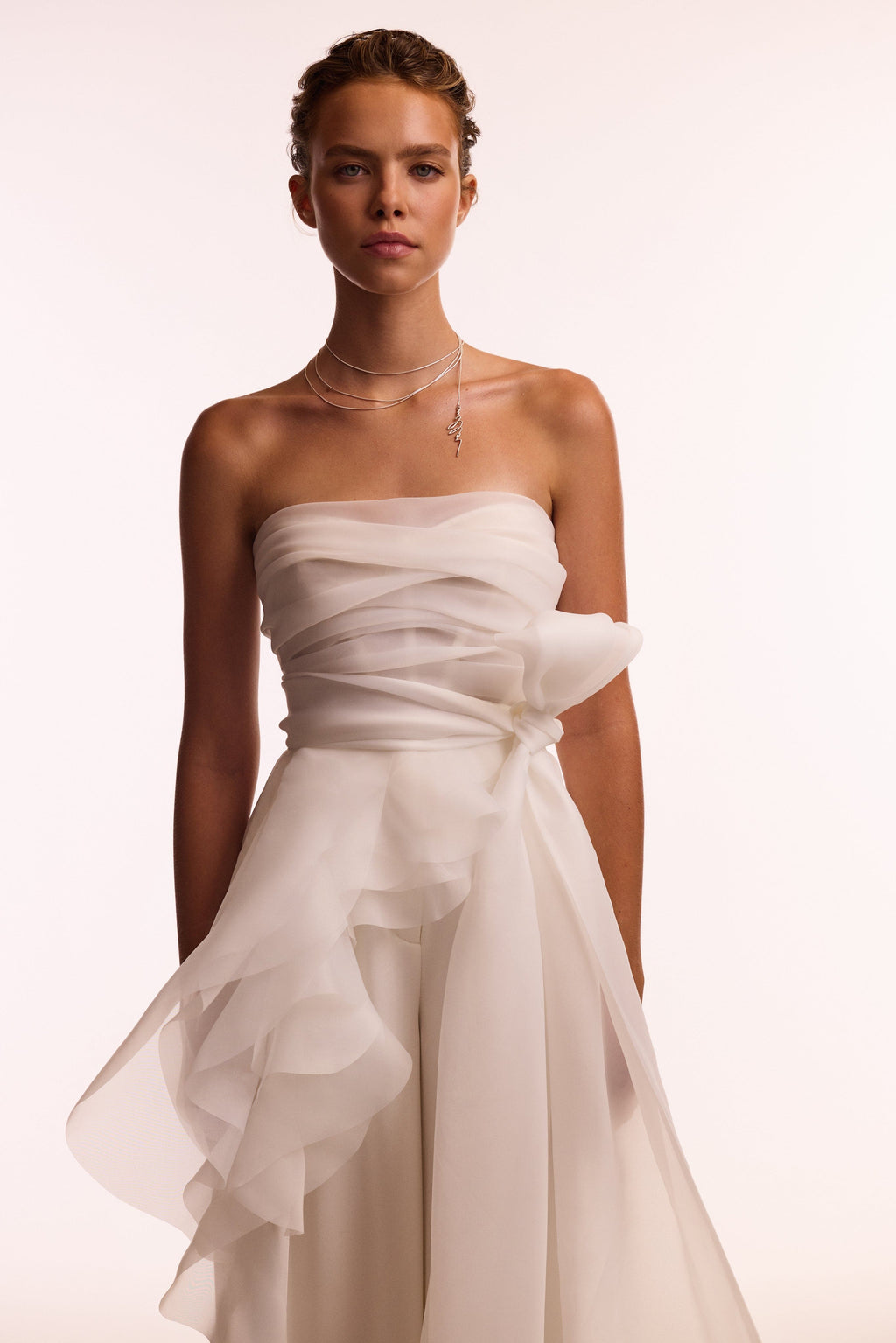 Блуза-трансформер у білому кольорі