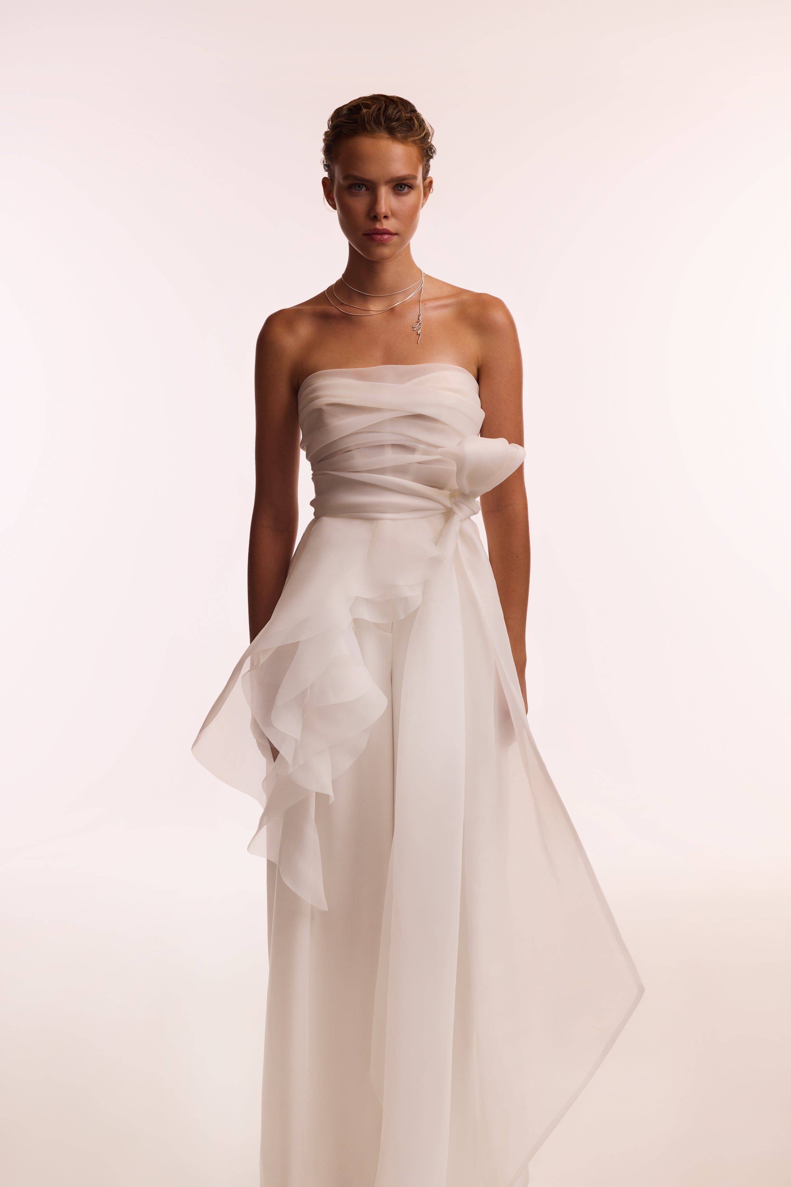 Блуза-трансформер у білому кольорі