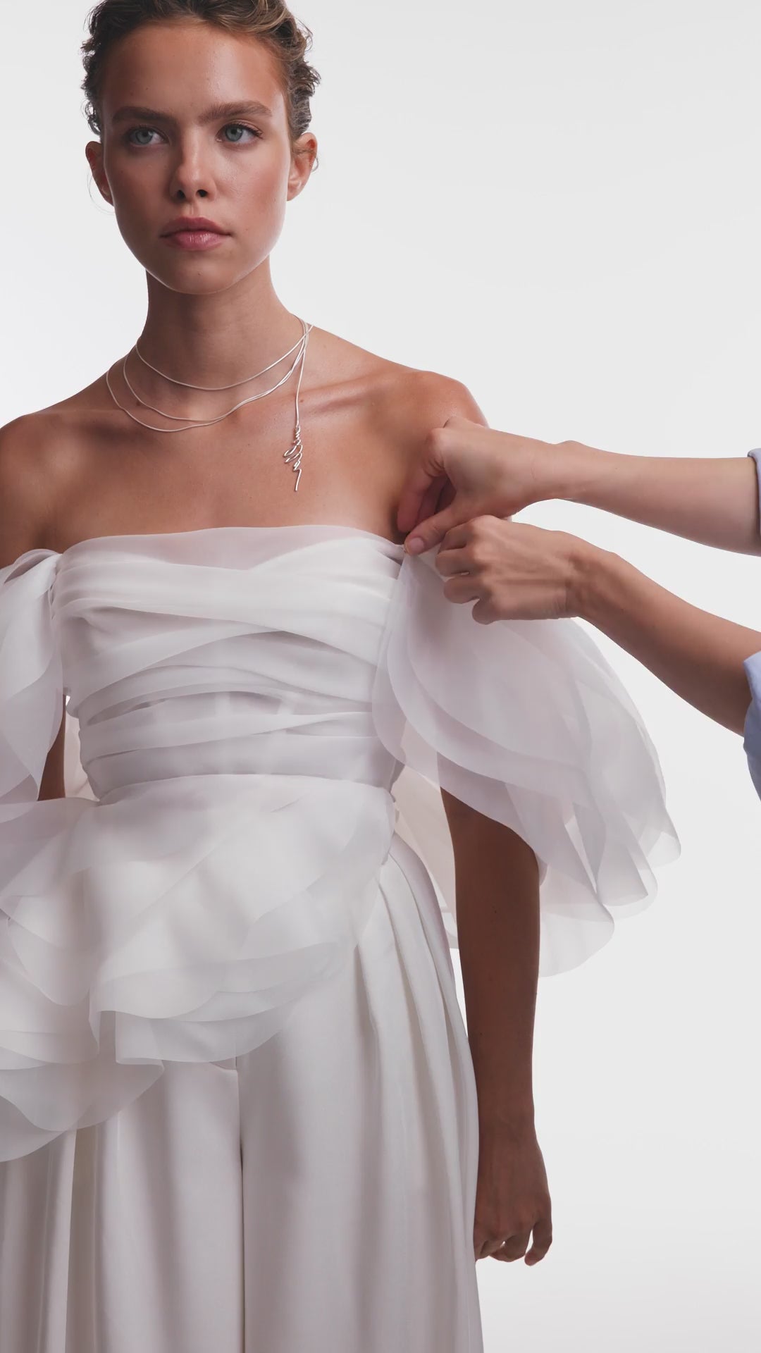 Блуза-трансформер у білому кольорі