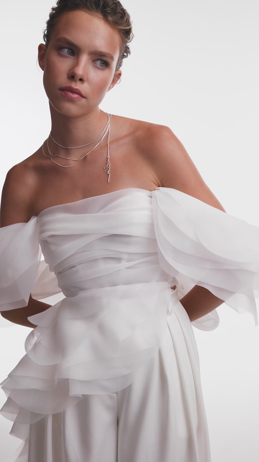 Блуза-трансформер у білому кольорі