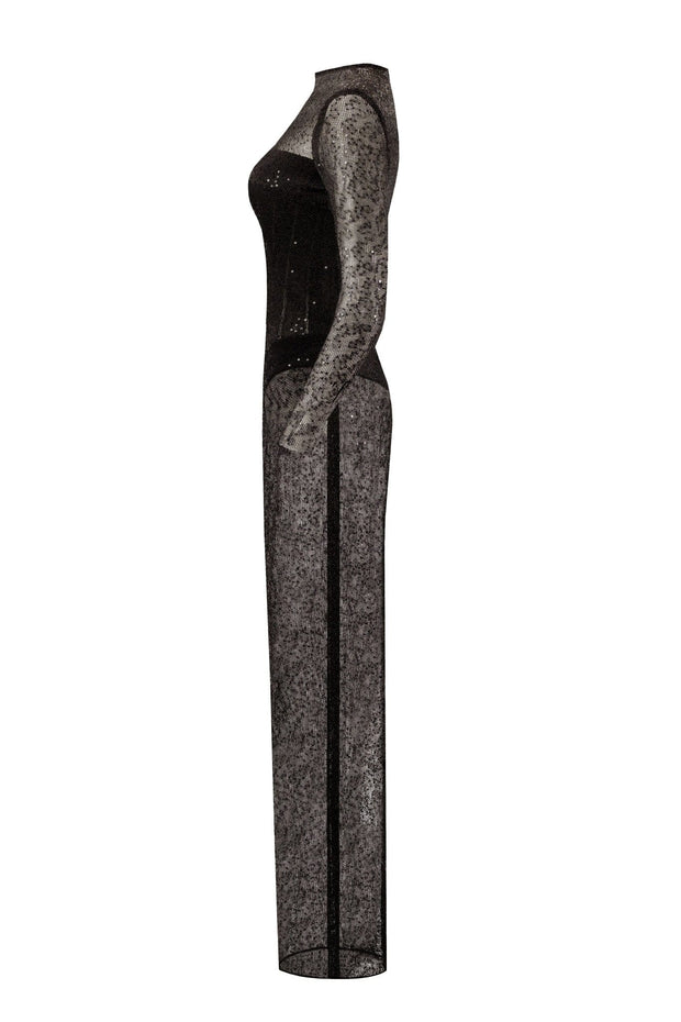 Crystal-embellished striking maxi dress - Milla