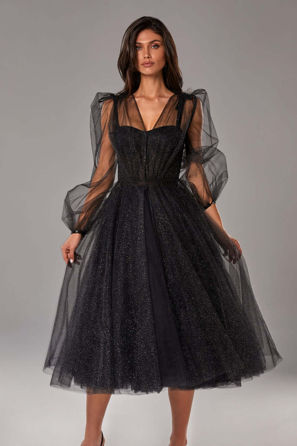 Combination sparkly tulle dress - Milla