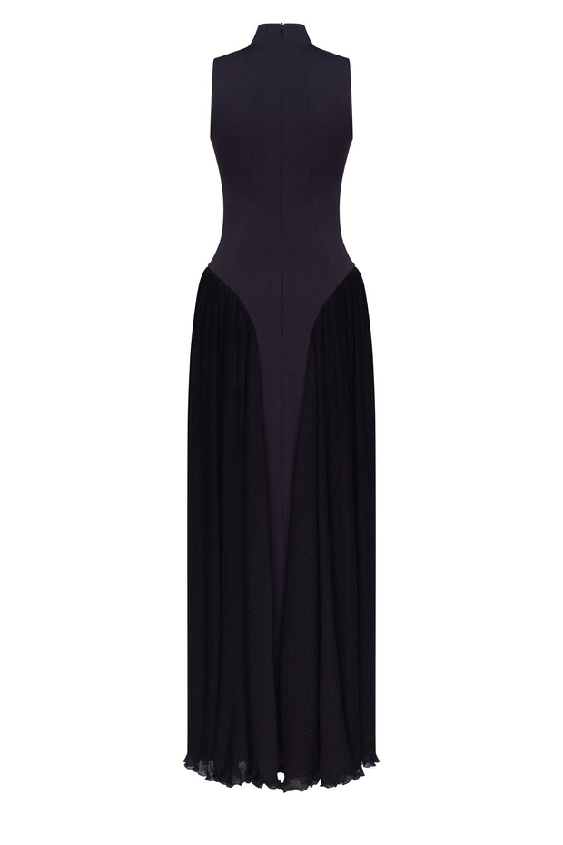 Максісукня з високим коміром