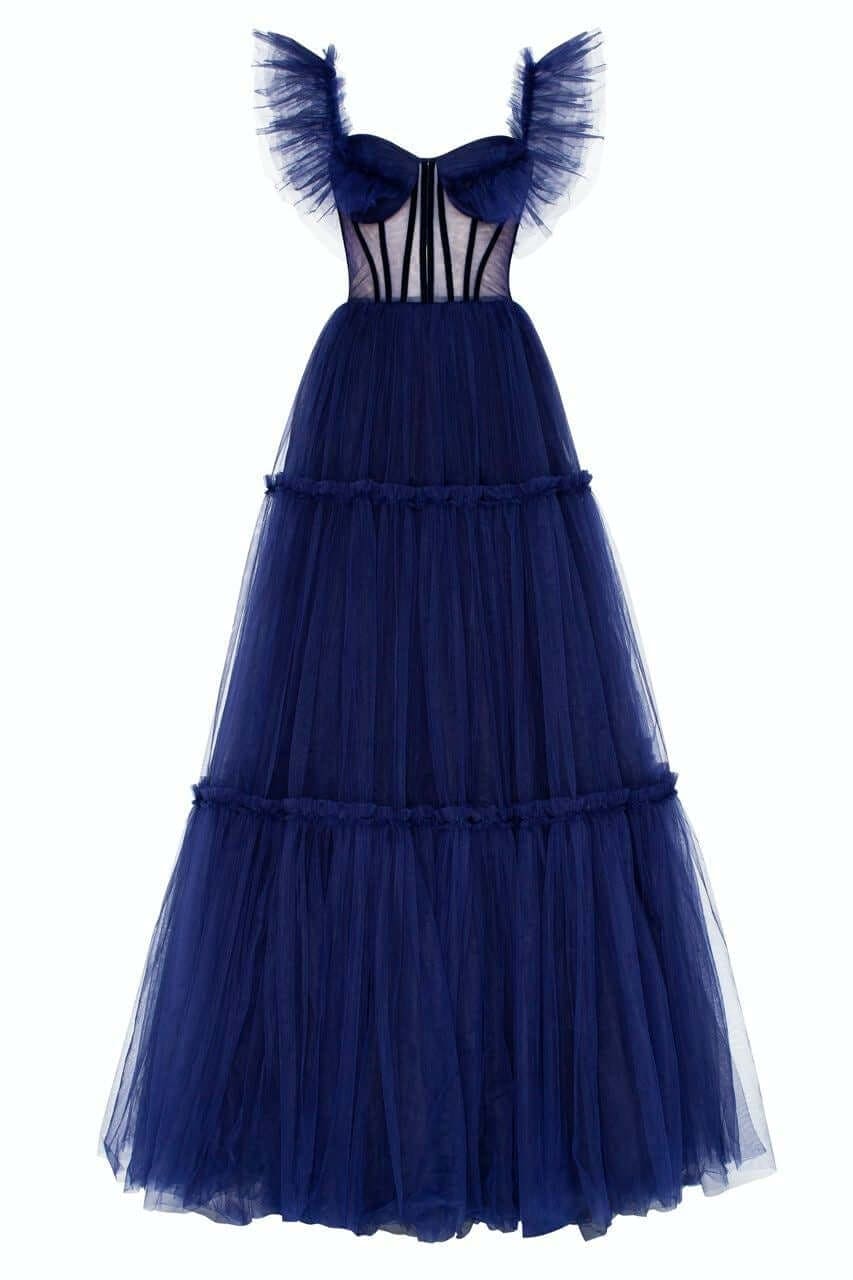 Elegant Off-the-Shoulder Maxi Dress - Milla